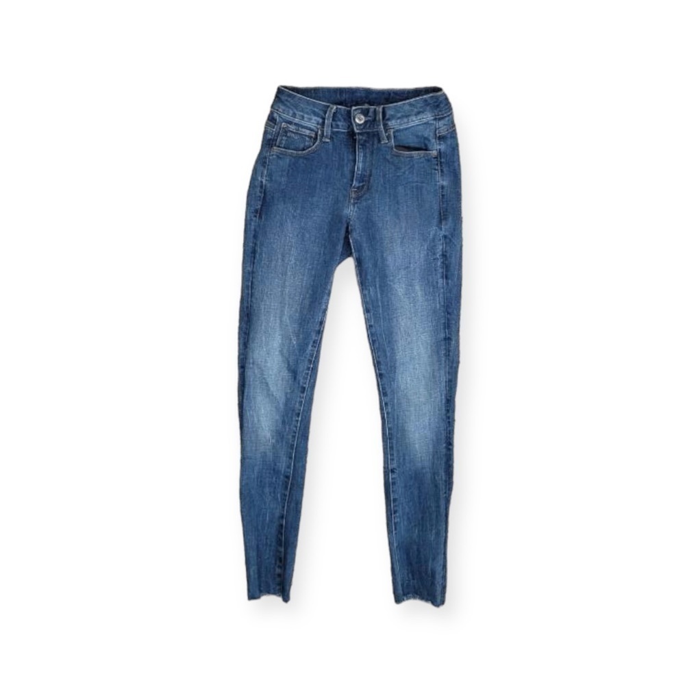 G Star Raw denim jeans blue mid super skinny W 25 L 32